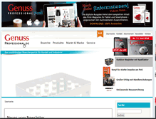 Tablet Screenshot of genussprofessional.de